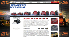 Desktop Screenshot of metrotowtrucks.com